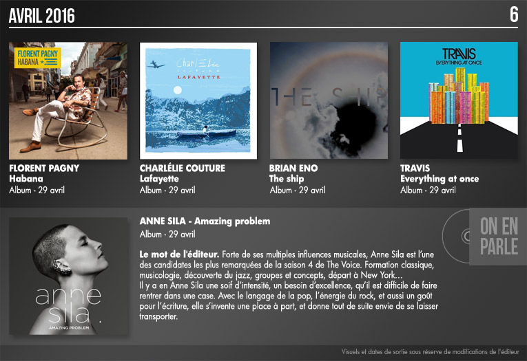 Albums &agrave; venir F